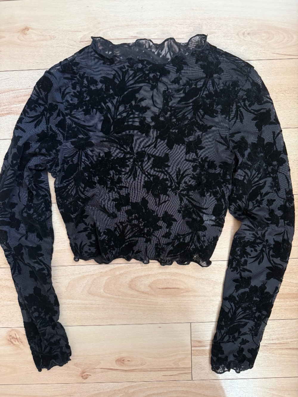 Velvet Lace Top
